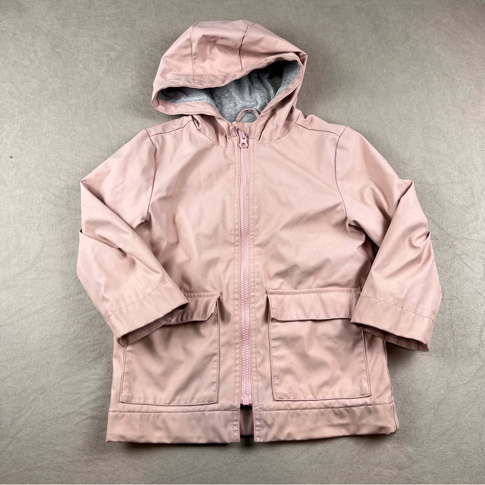 Gymboree Light Pink Hooded Raincoat